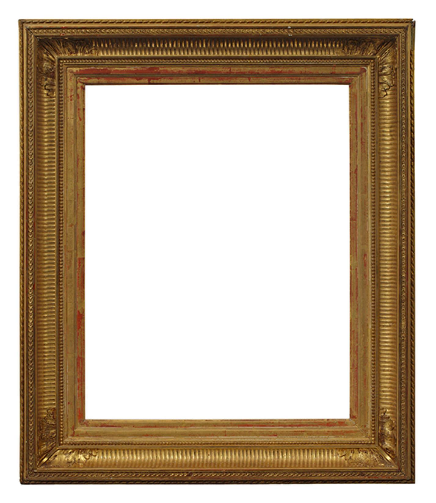Cadre à canaux d'époque XIXe — 56,3 x 44,9 cm — Ref. 3024