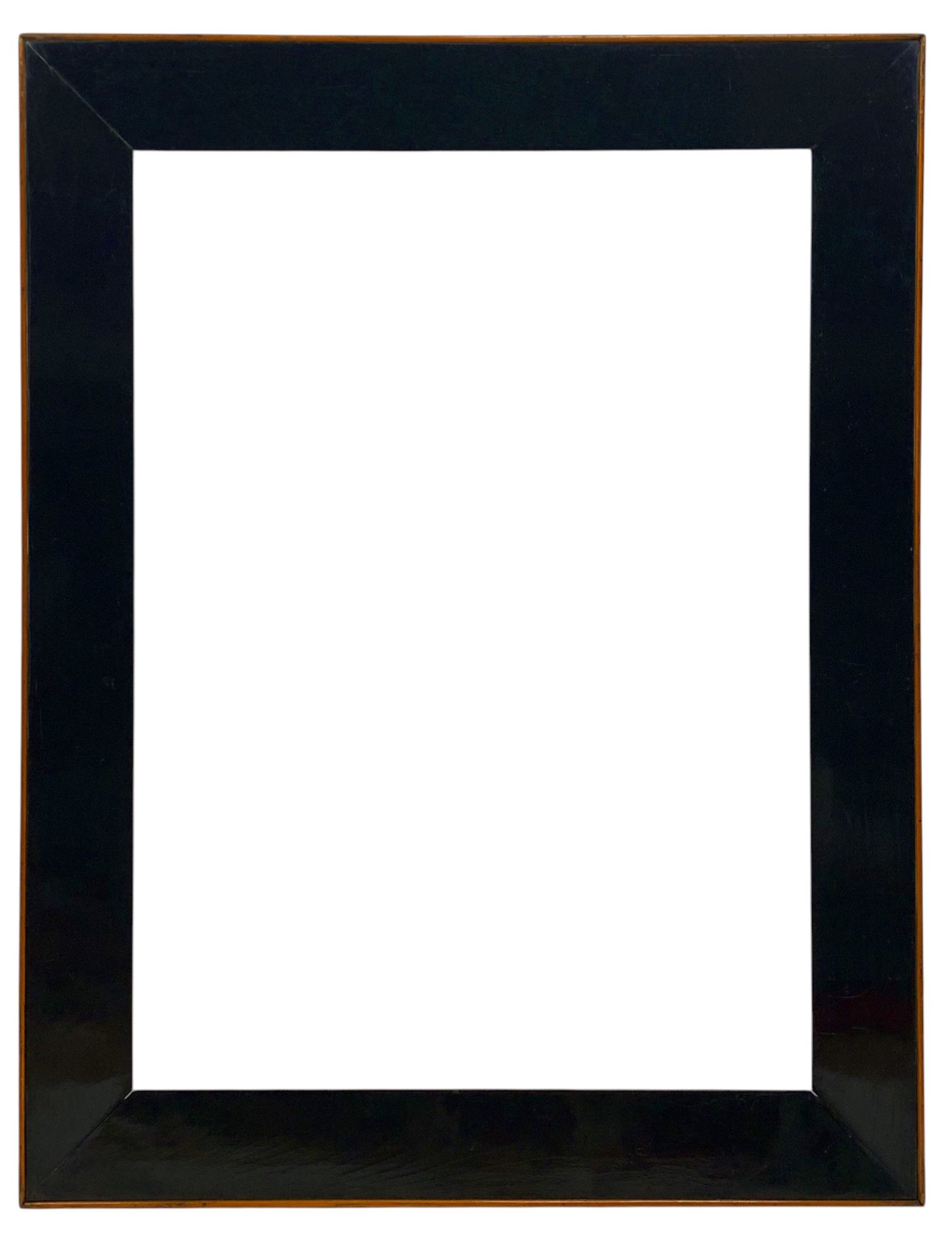 Cadre XIXe en bois noirci — 81,1 x 60,1 — Réf. PC0627M2