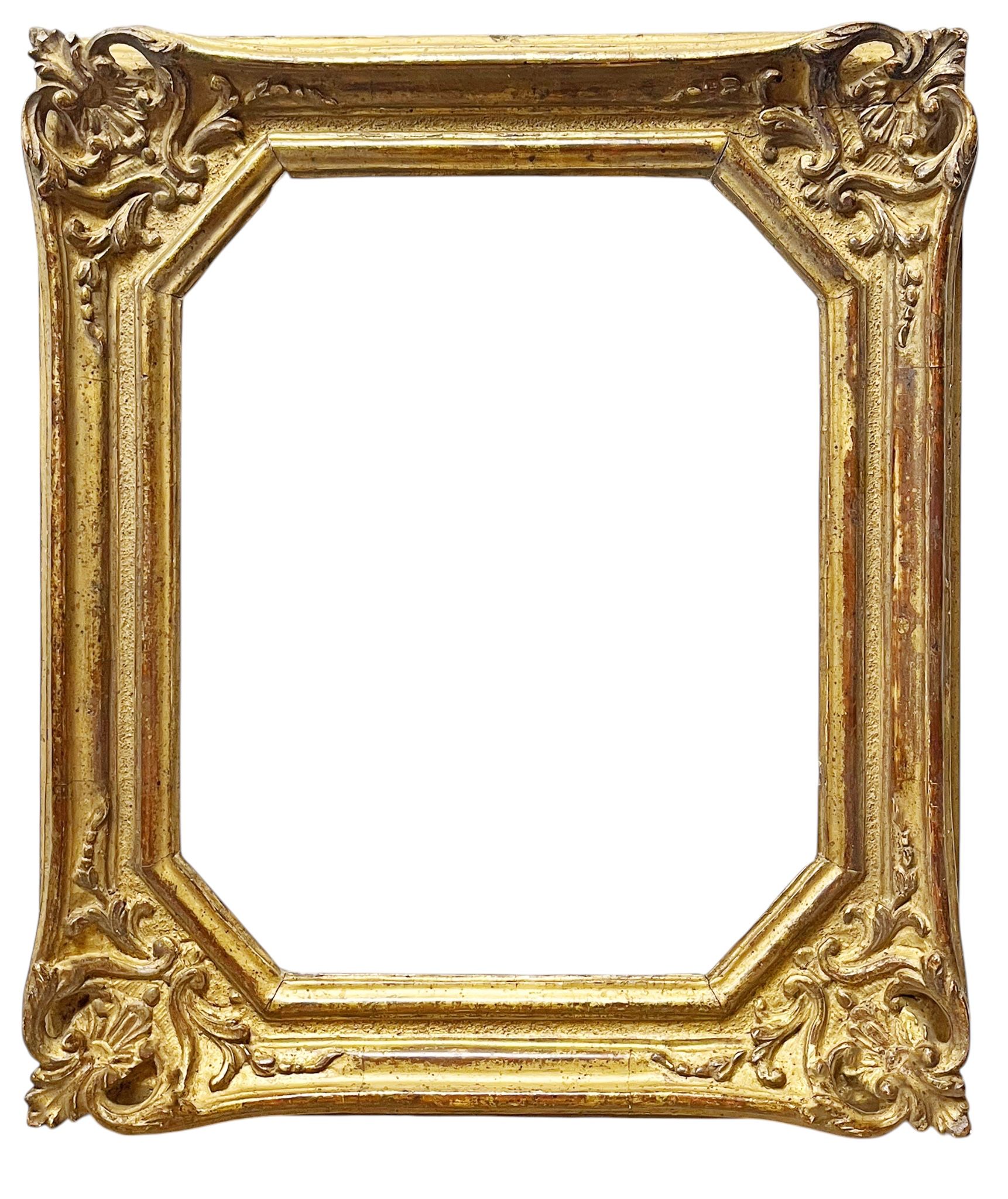 Cadre octogonal XVIIIe — 23,8 x 19 cm — Réf. PC0884M2