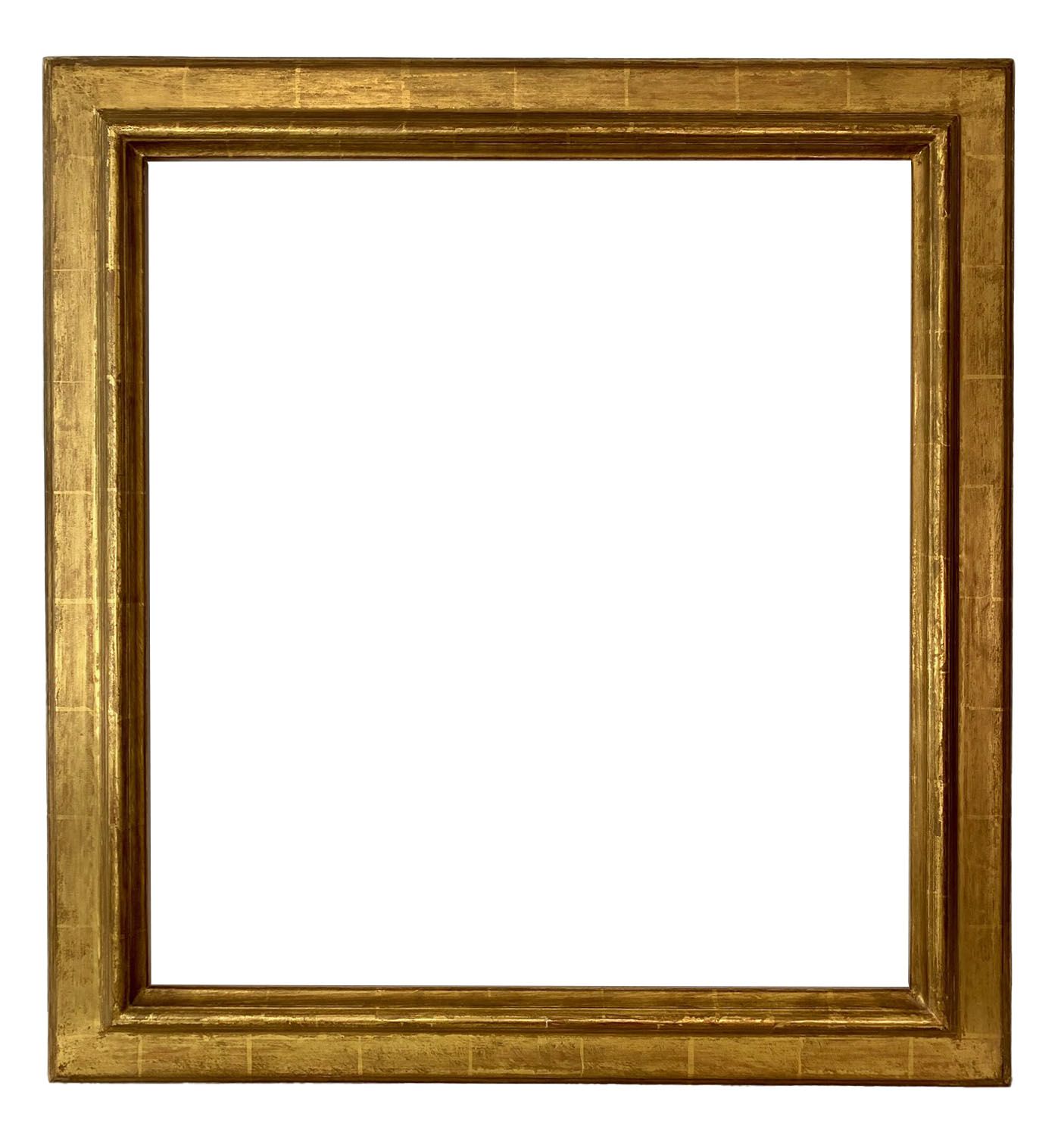 Cadre moderne doré - 67,30 x 61,60 - REF - 1392