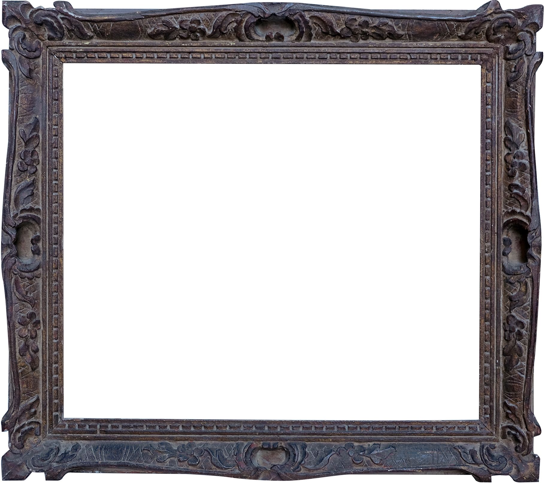 Style Montparnasse wooden carved frame- 52,2 x 44,2 cm- REF-938