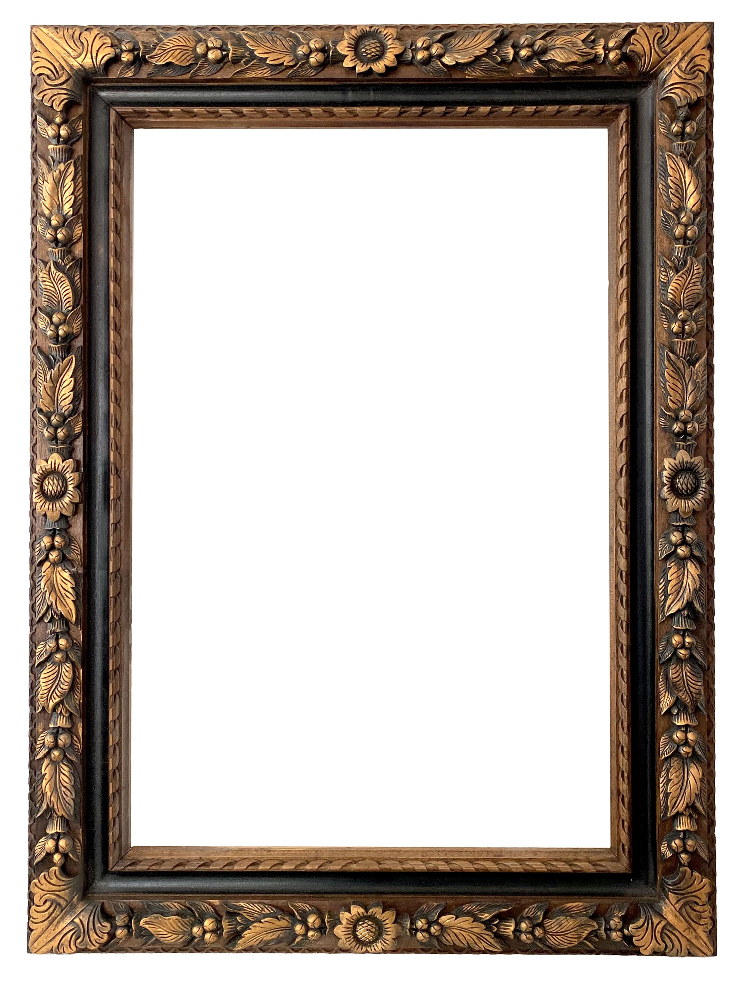 Cadre style Louis XIII - 60.40 x 40.10 - REF - 053