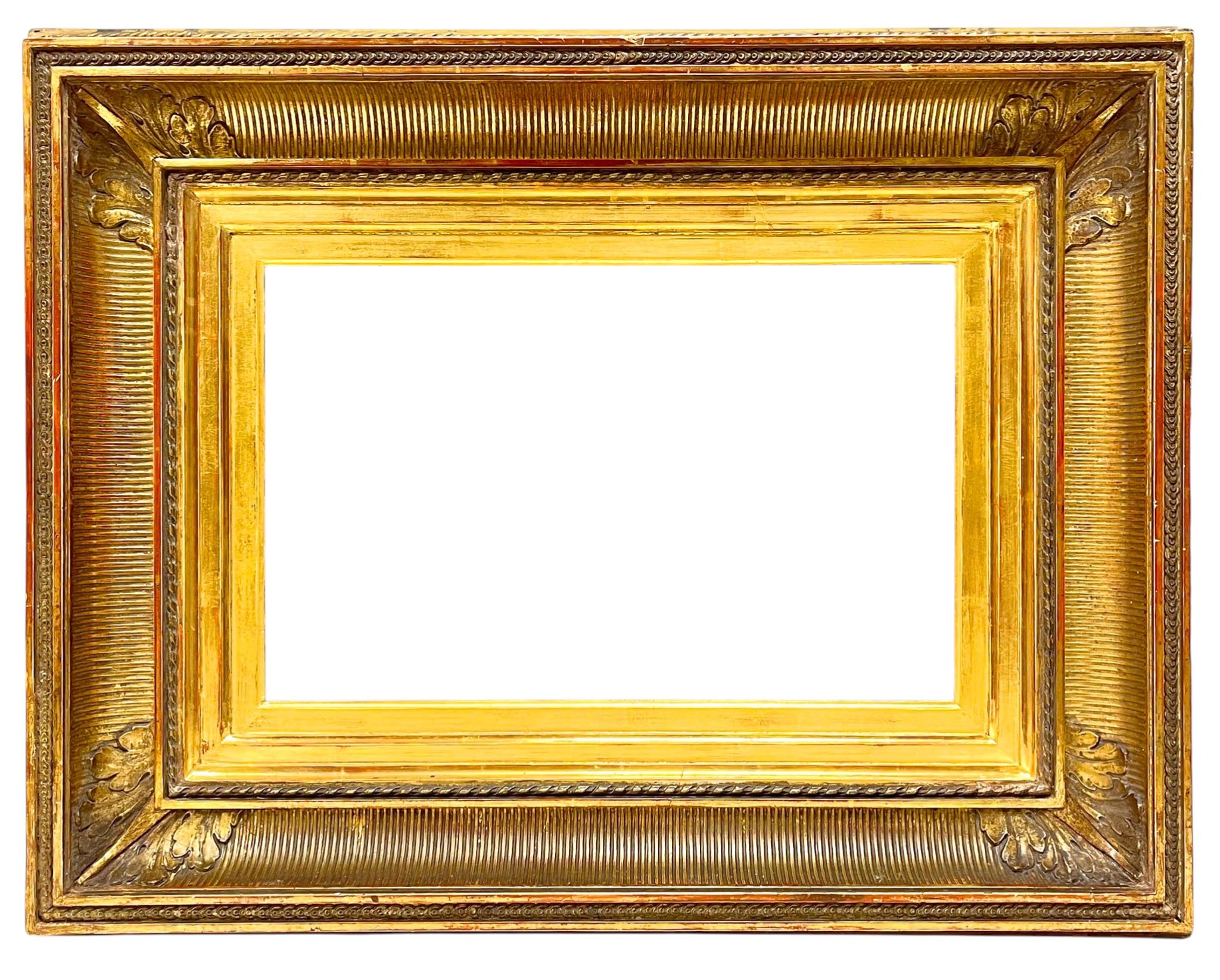 Cadre à canaux XIXe — 27.2 x 41.8 cm — Ref. PC0536M2