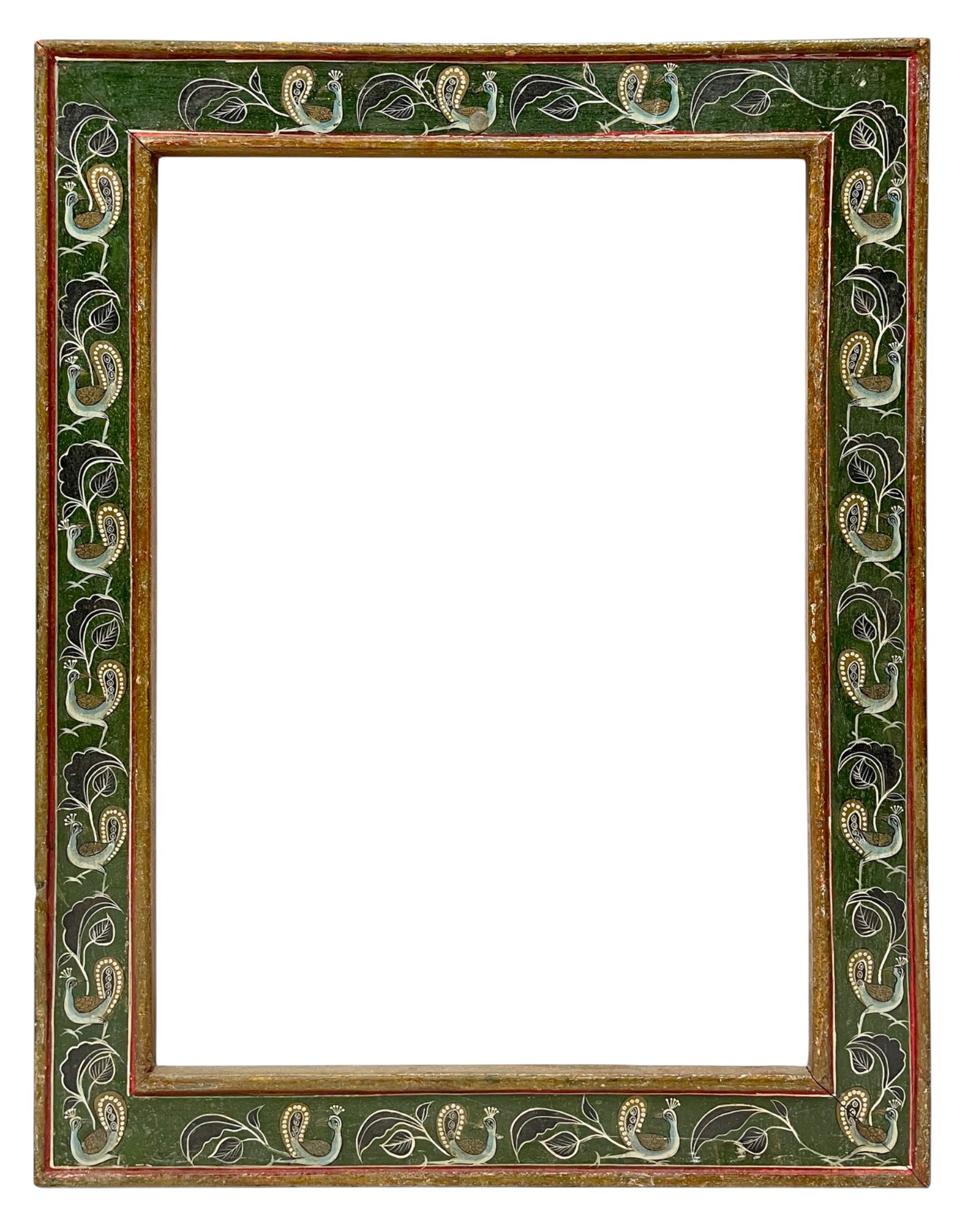 Cadre à décor de frise de paons — 50,4 x 34,9 cm — Ref. PC0032M1