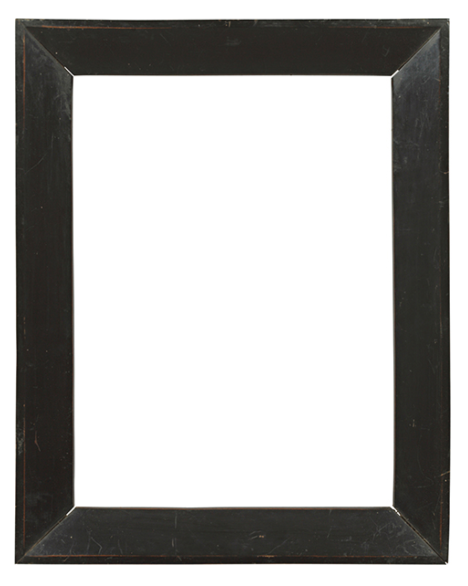 Cadre pente noircie XIXe — 39 x 29,3 cm — Ref. 3059 (paire avec le 3060)