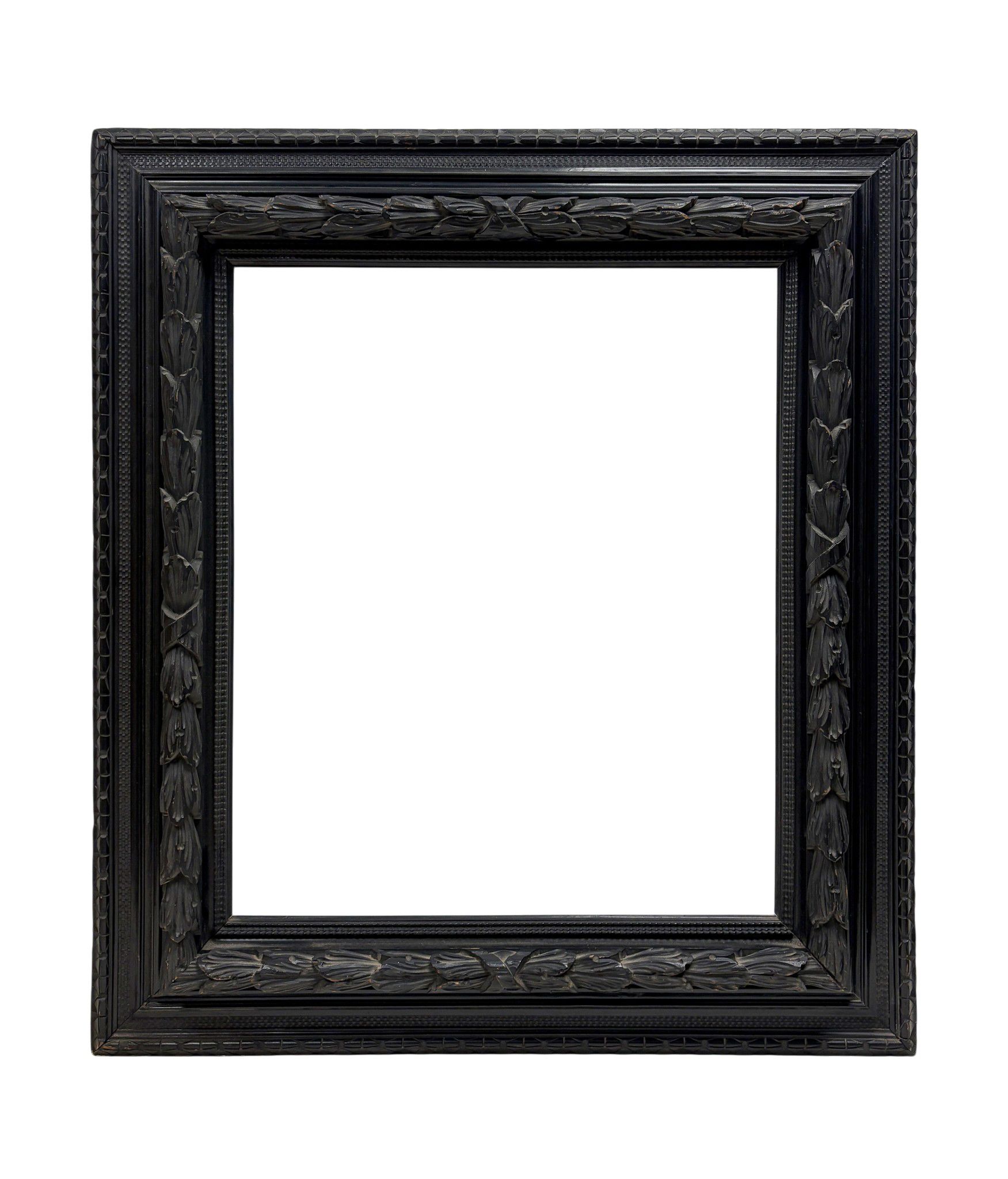 Cadre en bois noirci — 63 x 52 cm — Réf. 2801