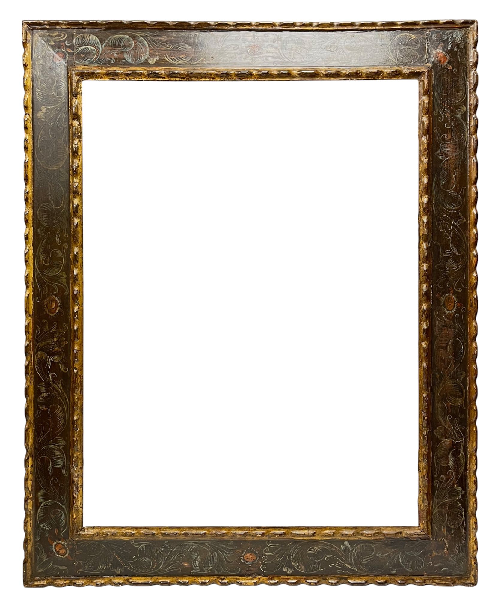 Cadre espagnol polychrome — 91 x 68,5 cm — Réf.PC0259M2