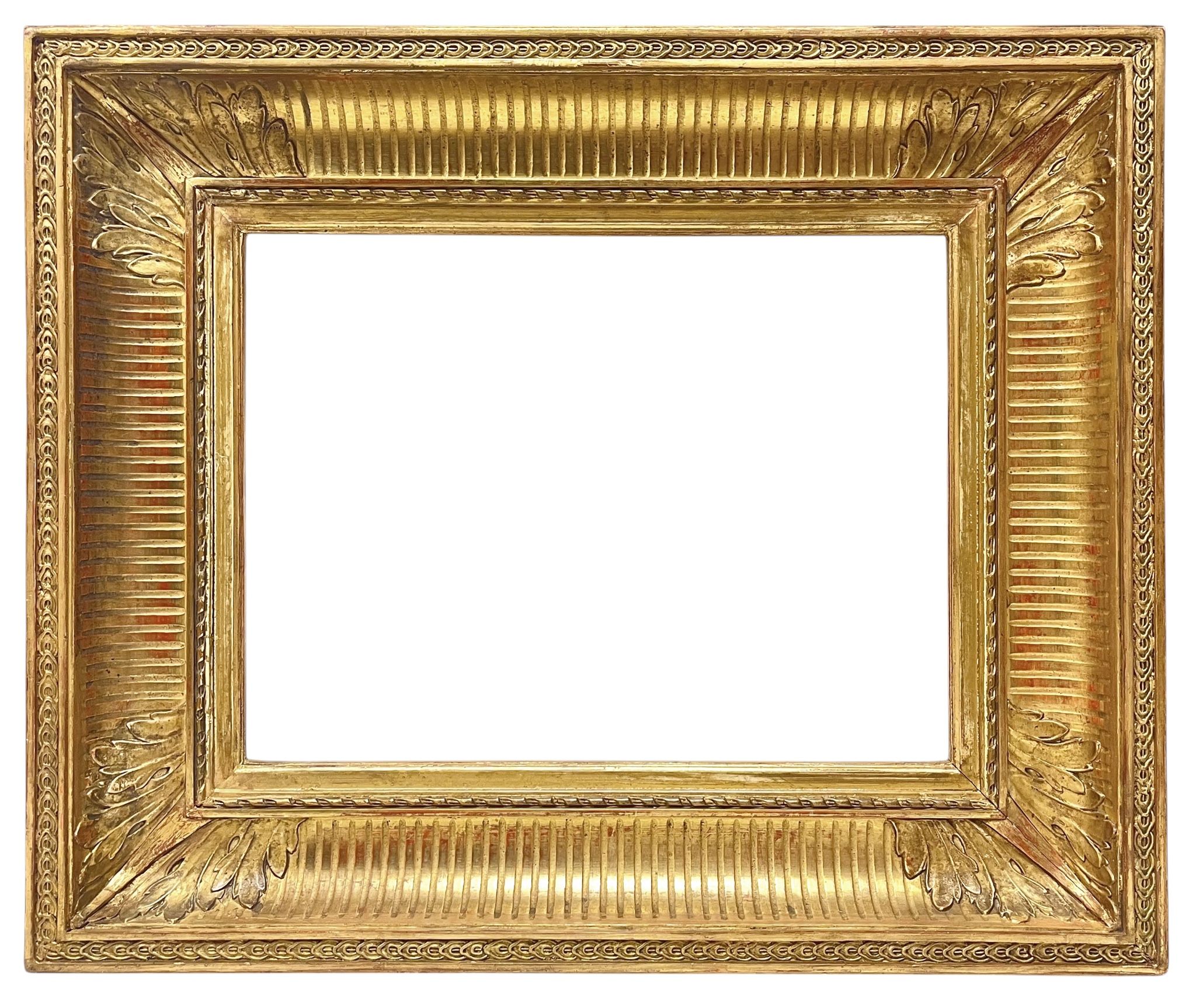 Cadre à canaux XIXe — 27.2 x 35.2 cm — Ref. 2656