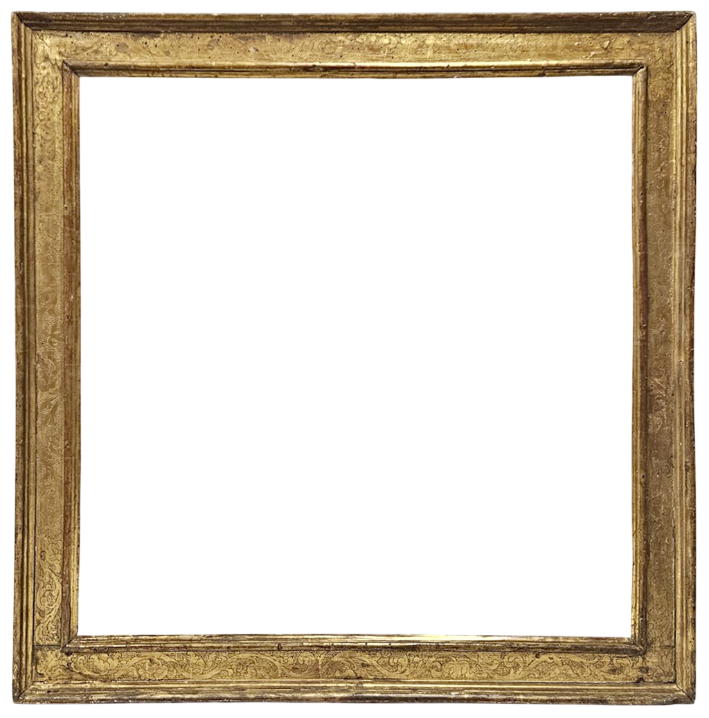 Cadre dit 'à cassetta' d'époque XVIIIe — 79 x 78,6 cm — Ref. 2572