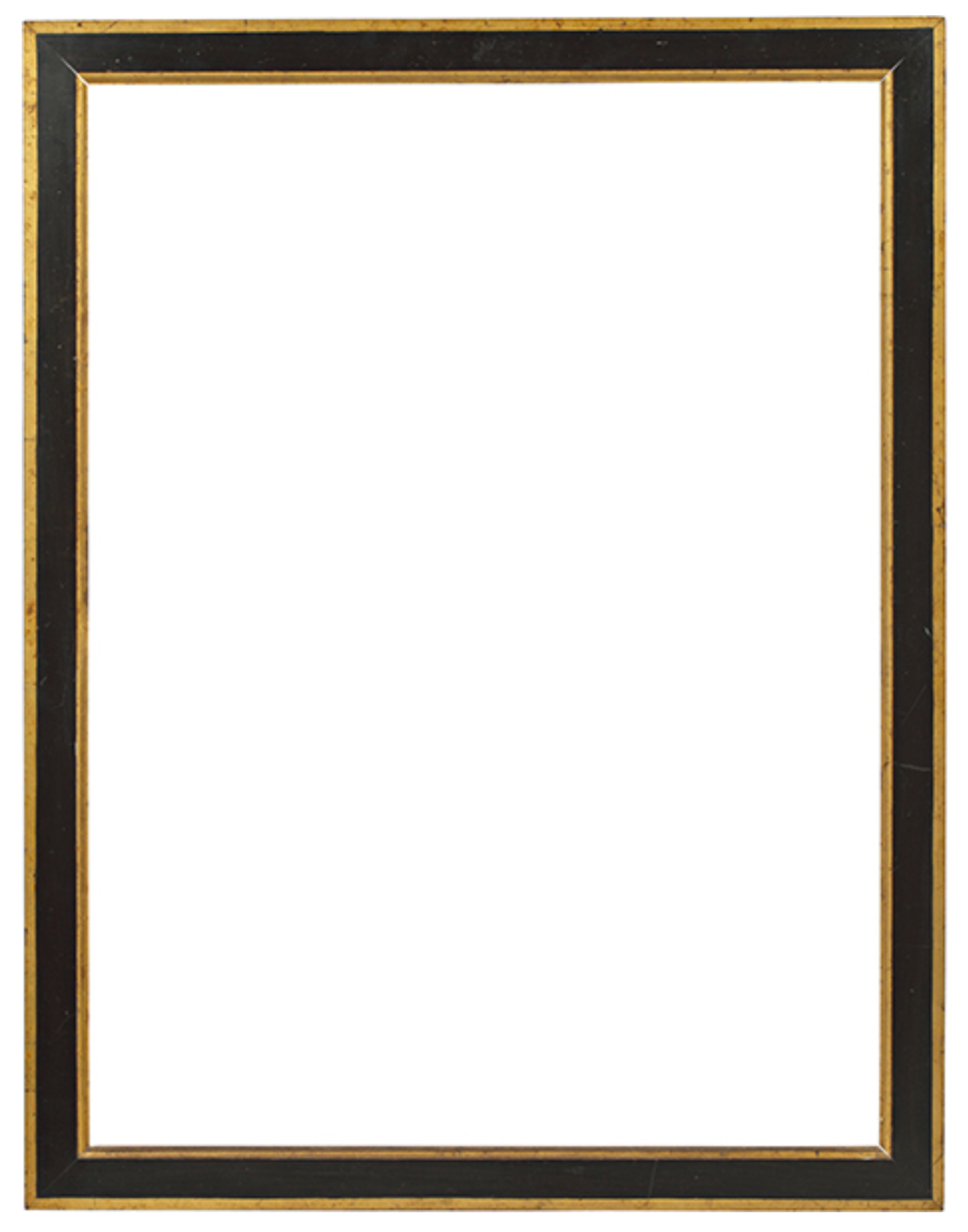 Cadre XIXe noir et or — 85,8 x 64,5 cm — Ref. 3101