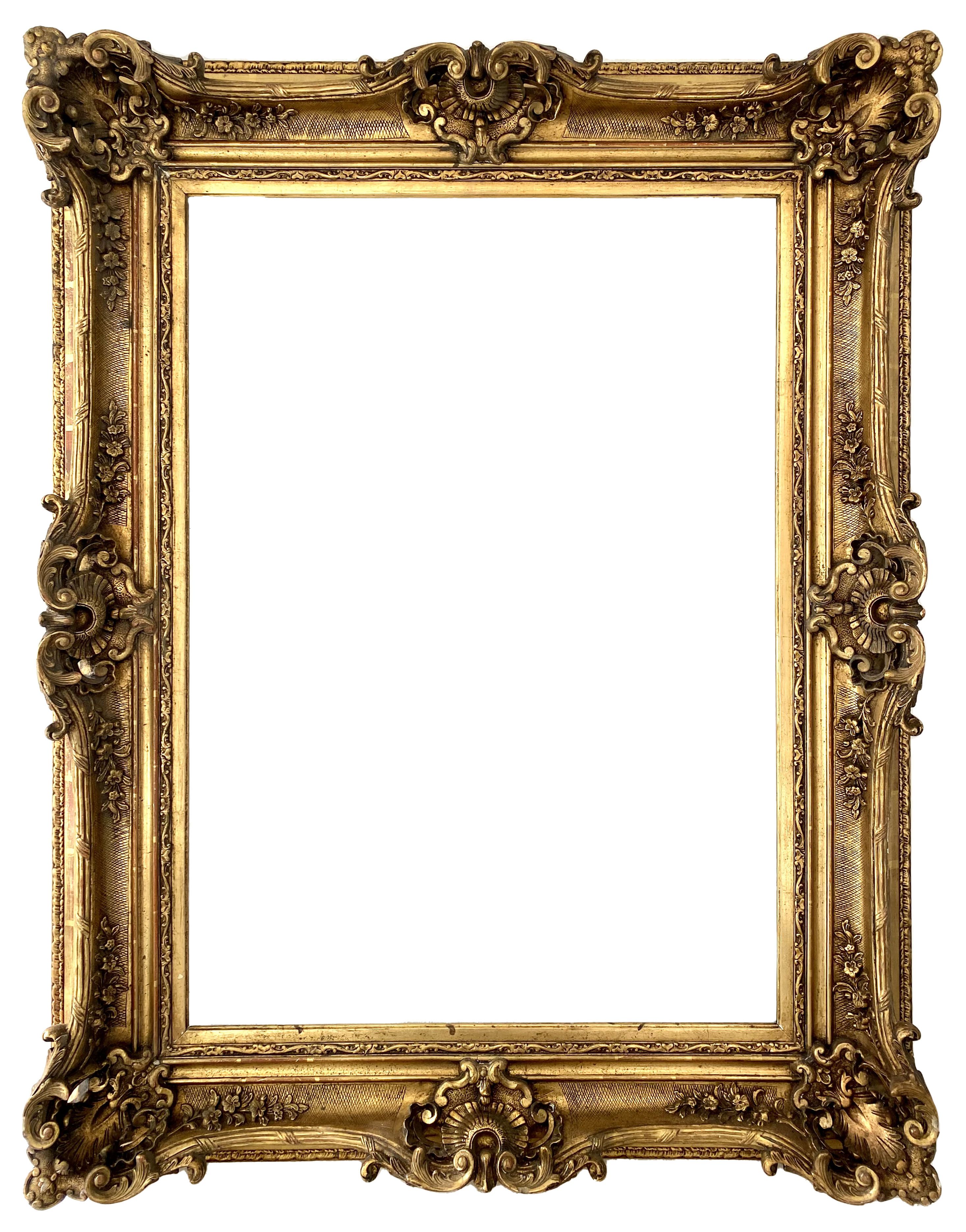 Cadre de style Louis XV - 94,00 x 67,40 - REF - 1299