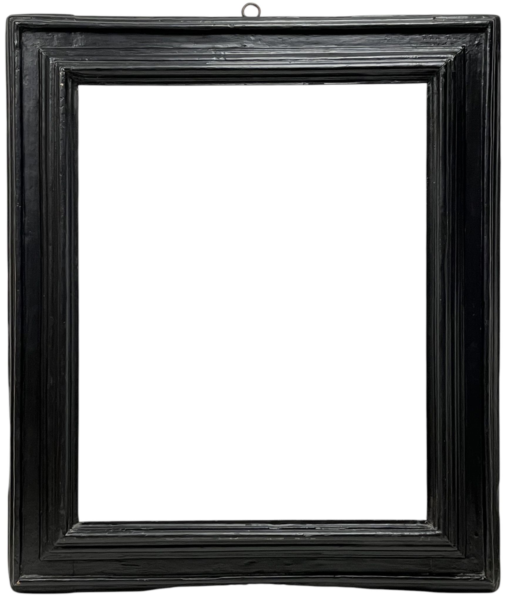 Cadre en bois mouluré noirci — 75 x 59,5 cm — Réf. PC0617M2