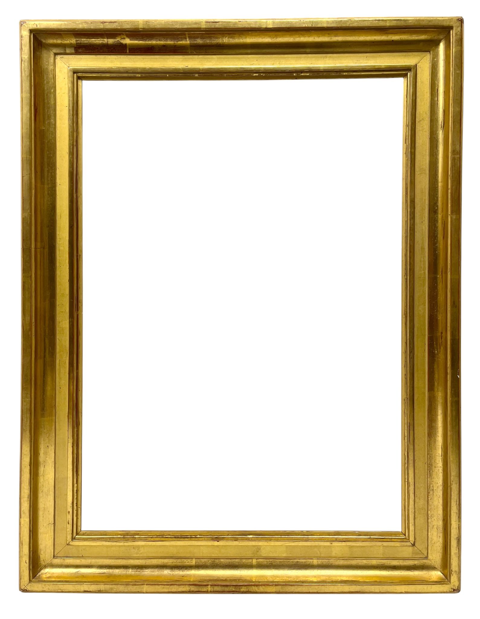 Cadre XXe doré à la feuille à gorge et élagi— 63 x 43,6 cm — Ref. PC0033M1