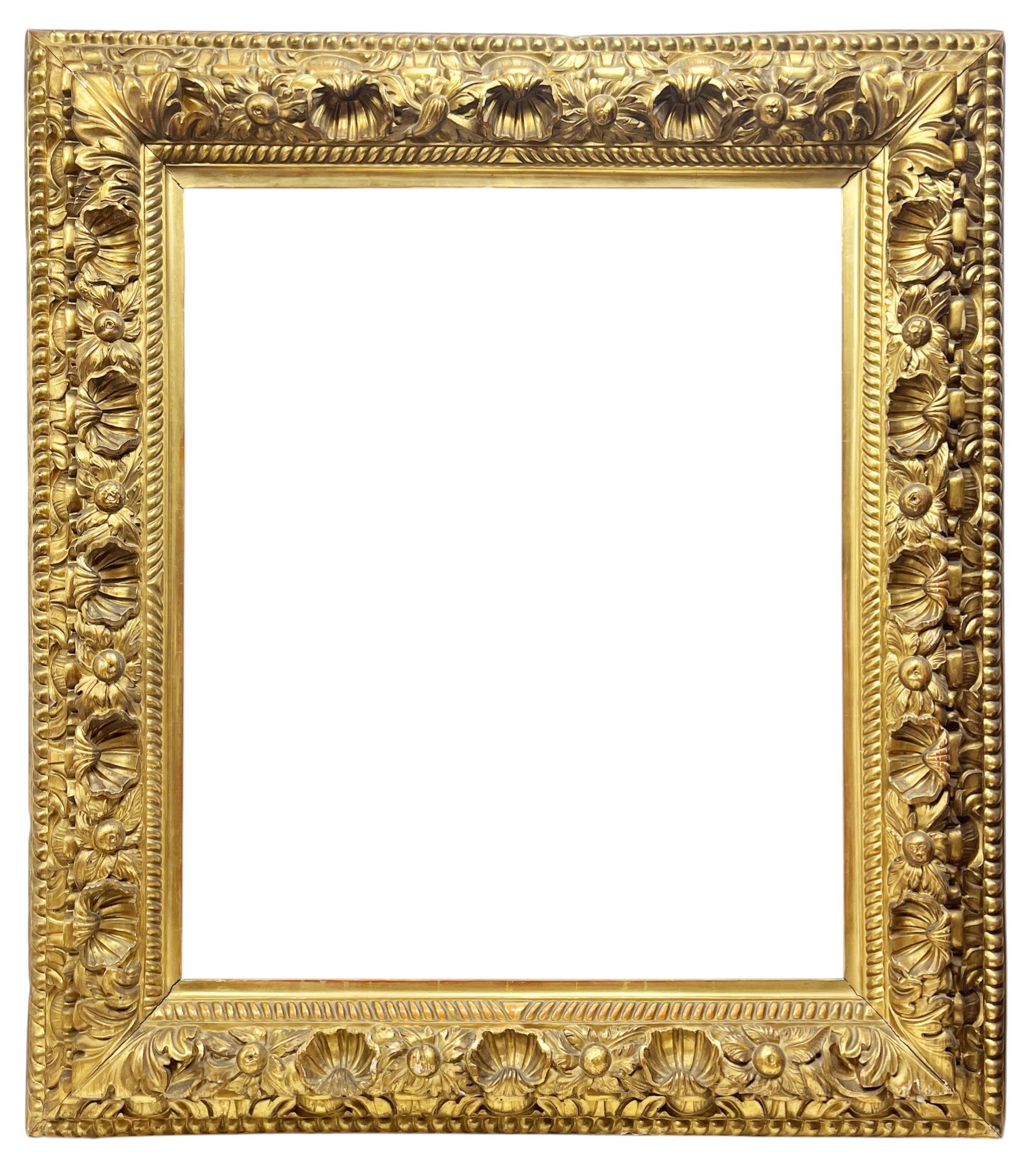 Cadre espagnol XVIIe — 91,1 x 79 cm — Réf. PC0798M2