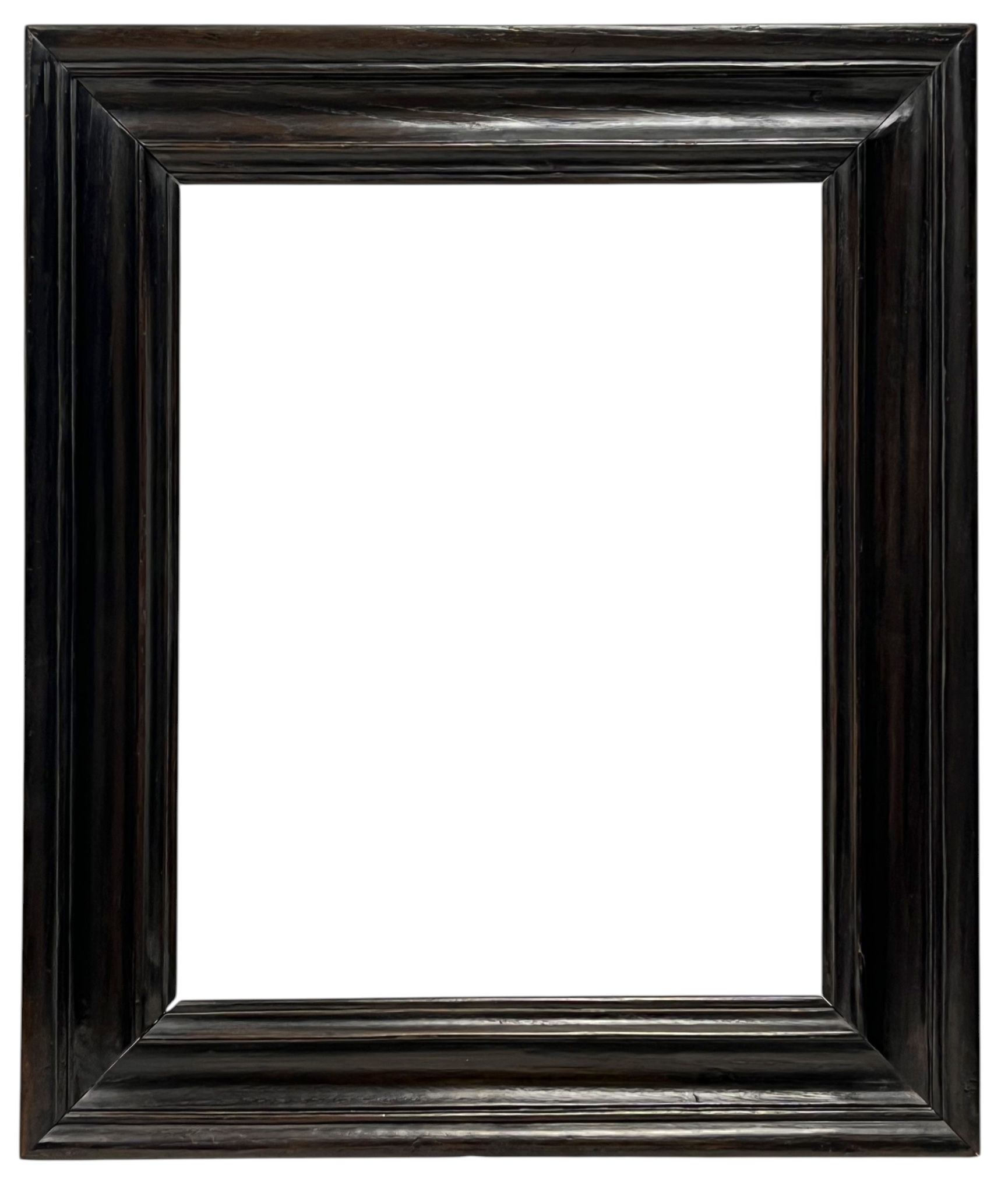 Cadre en bois noirci XIX — 55,5 x 44,2 cm — Réf. PC0606M2