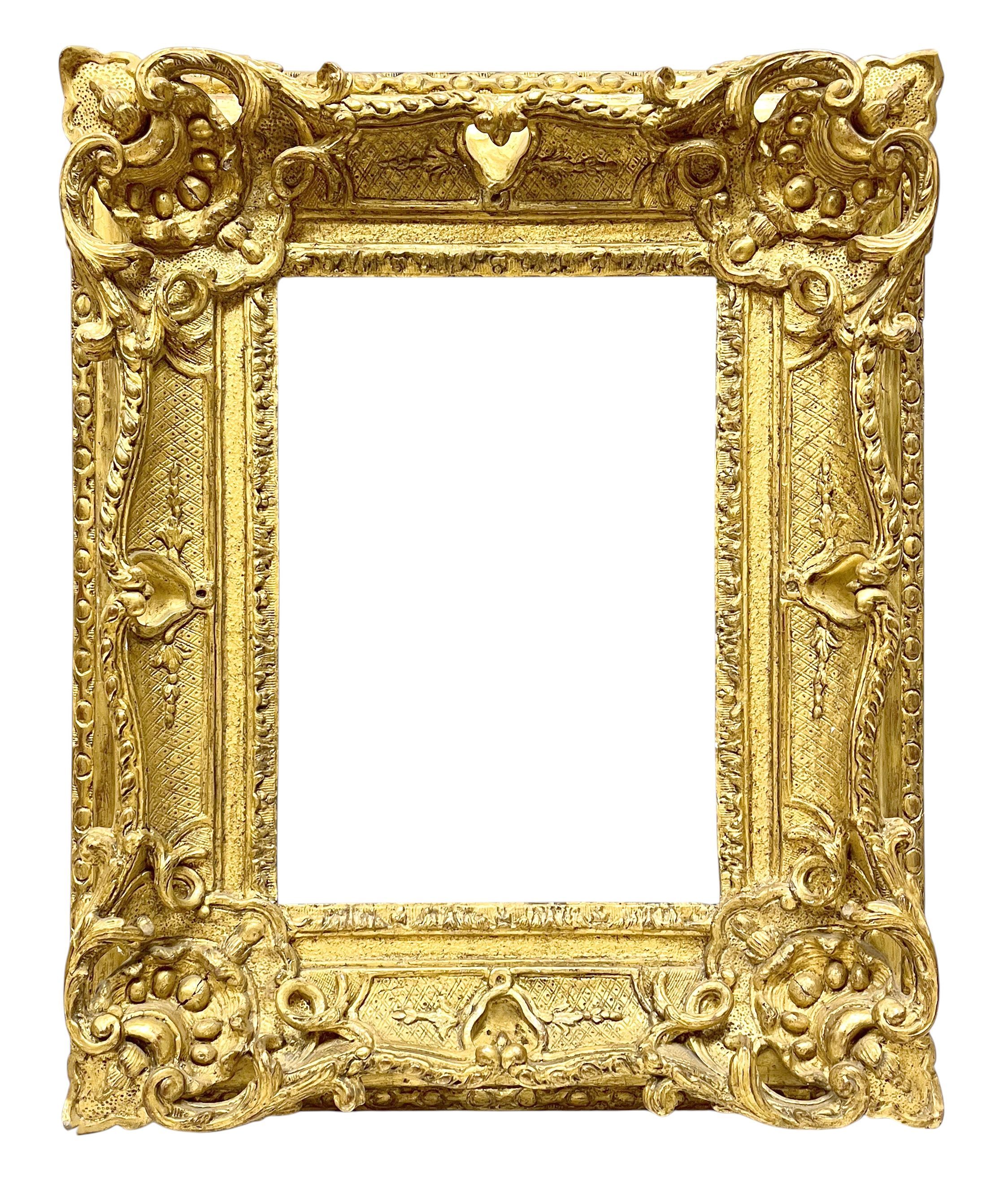 Cadre italien XVIIe — 34 x 25,5 cm — PC0293M1