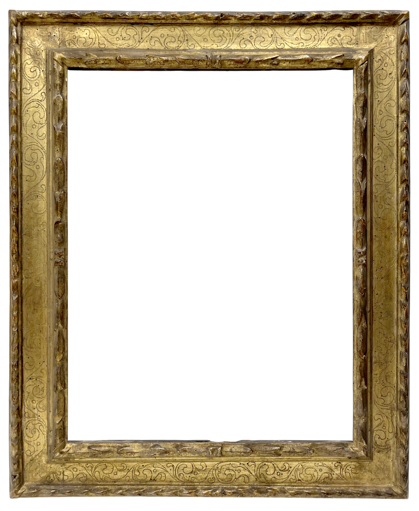 Cadre espagnol 'à cassetta' XVIIe — 72,5 x 50,5 cm — Ref. 3129