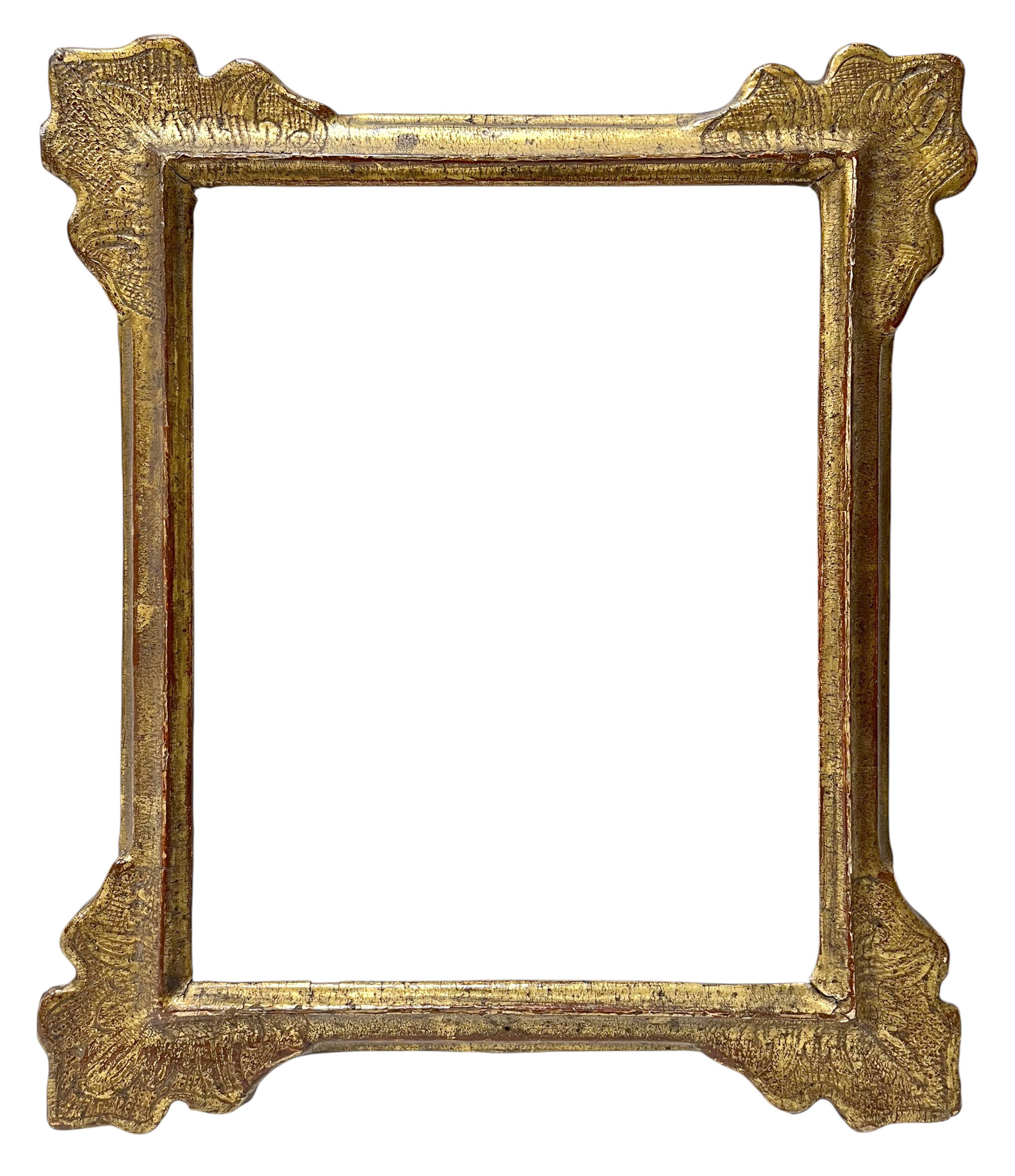 Cadre espagnol à coins décrochés XVIIIe — 21,2 x 16,7 cm — Réf. PC0360M2