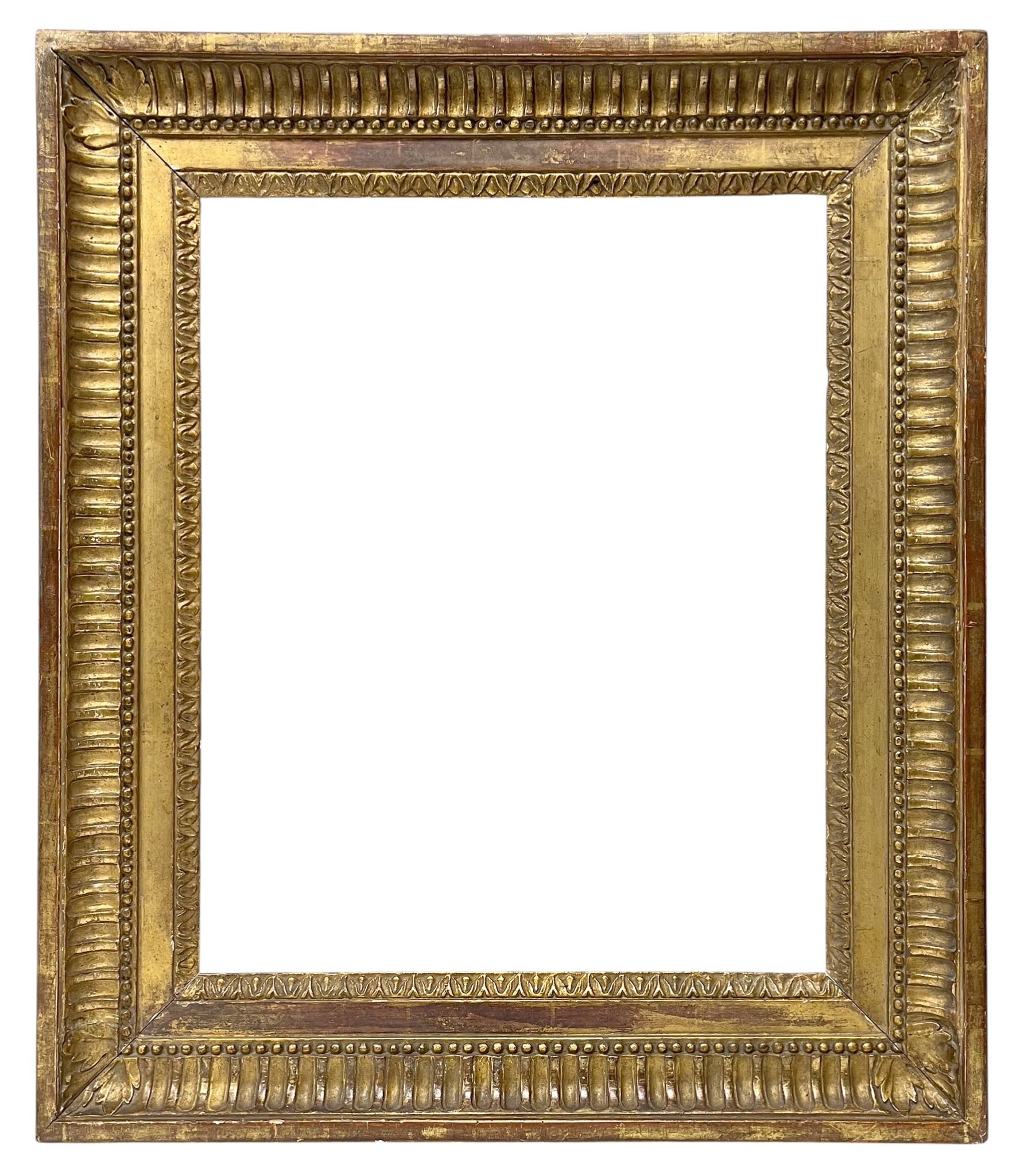 Cadre d'époque Louis XVI à canaux — 48.5 x 40 cm — Ref. PC0375M2