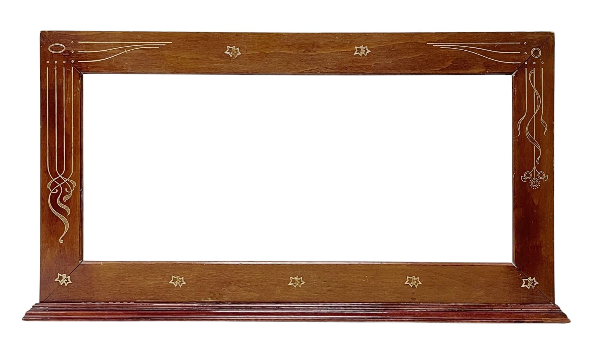 Cadre art nouveau à embase — PC1027M2 — 14,2 x 32,8 cm — Réf. PC1027M2