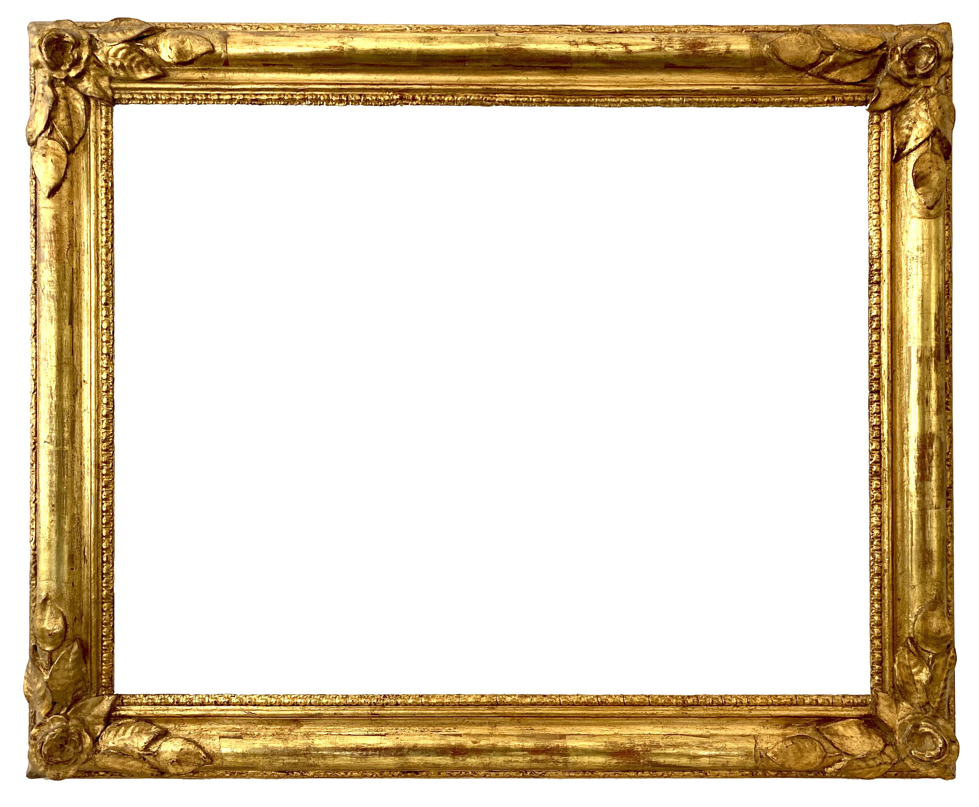 Golden Wood Frame - 65.40 X 52.10 - Ref - 425