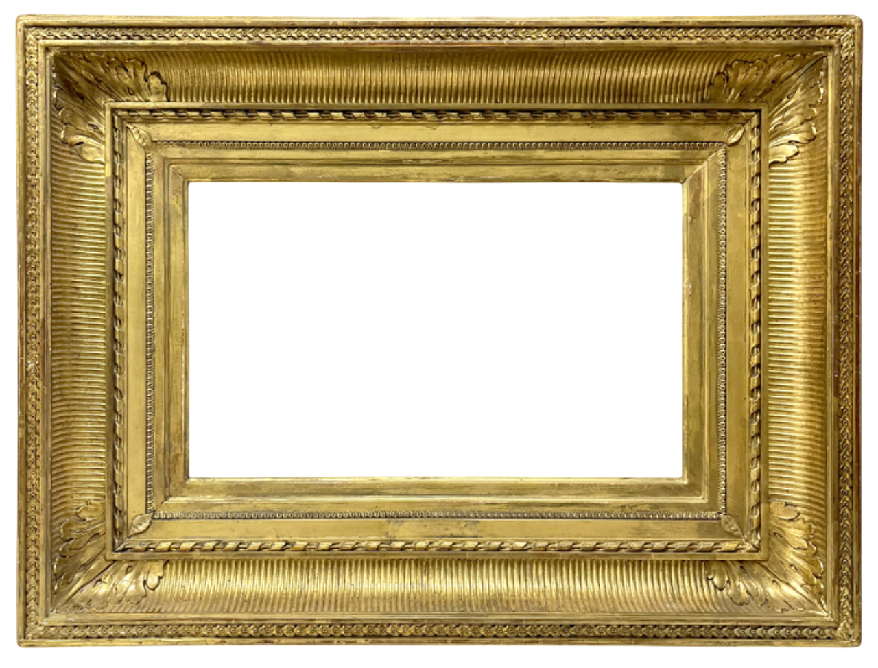Cadre dit 'à canaux' — 29,2 x 47,2 cm — Ref. 3036