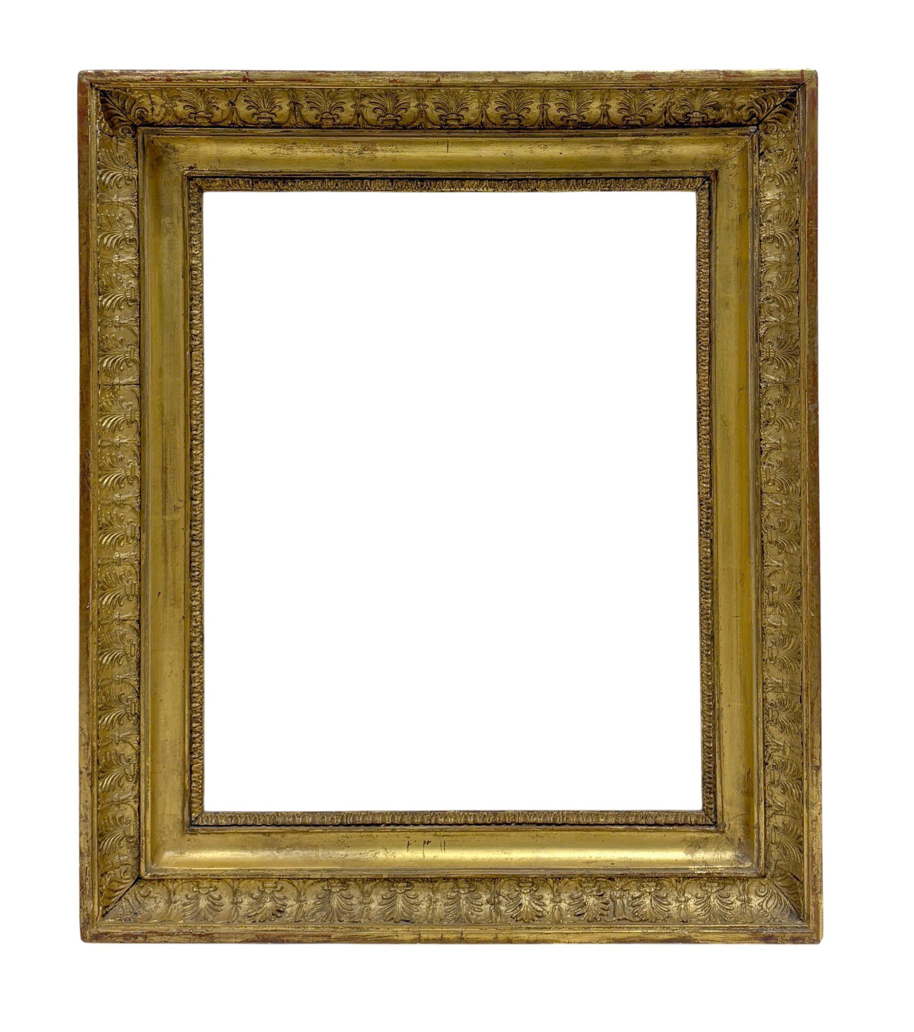 Cadre d'époque empire — 42,5 x 34,5 cm — Réf. 2763