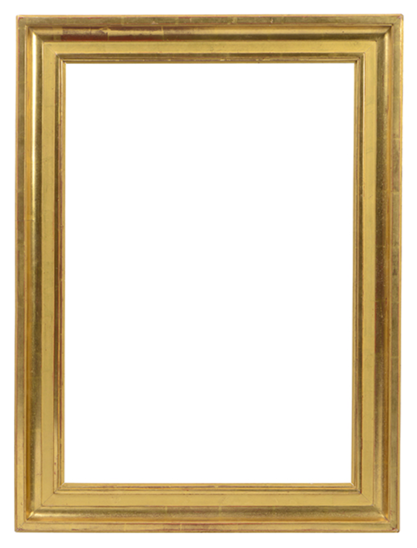 Cadre XXe doré à la feuille à gorge et élagi— 63 x 43,6 cm — Ref. 3033