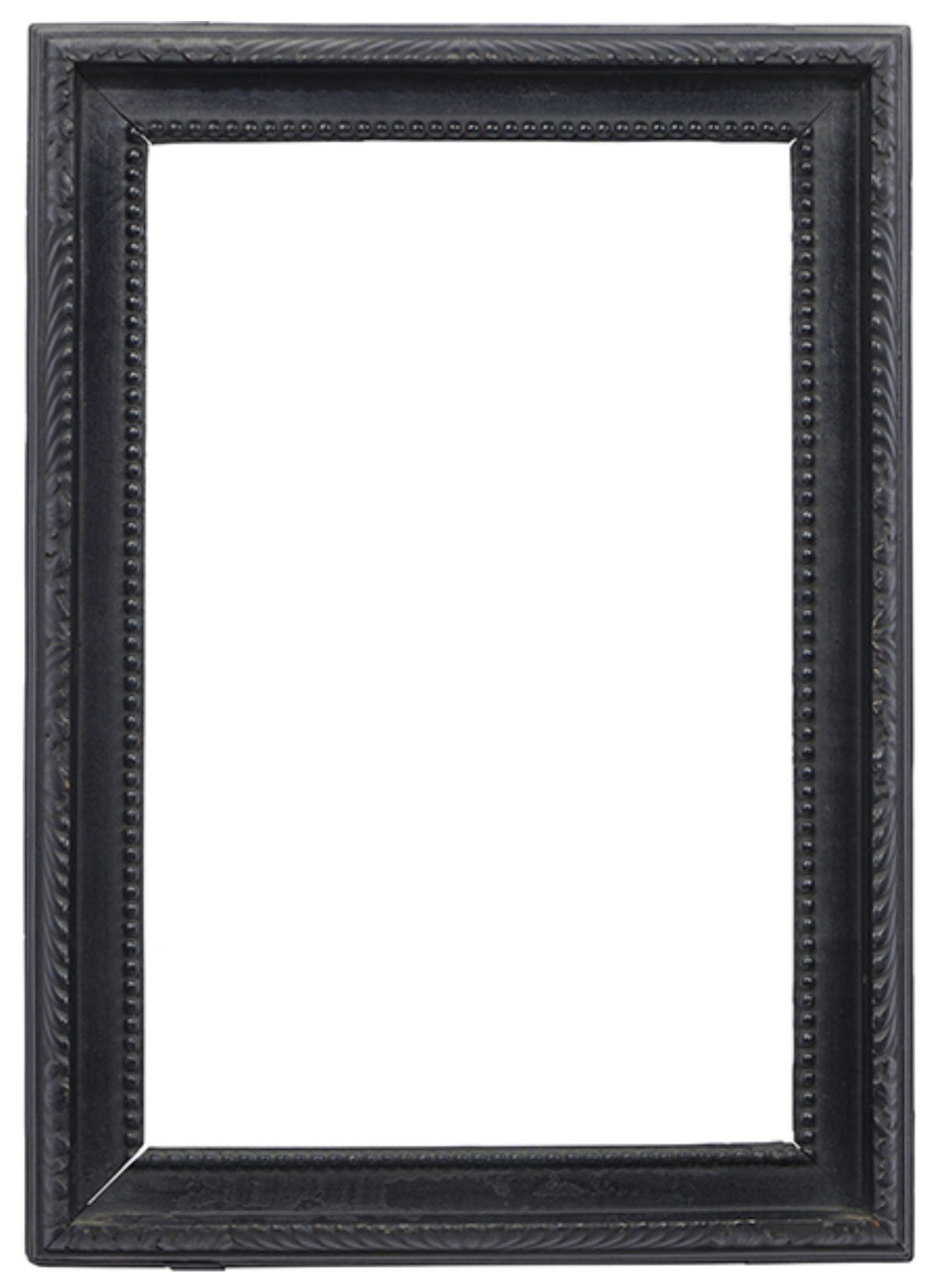 Cadre en bois sculpté noirci XIXe — 42,5 x 27,7 cm — Ref. 3071