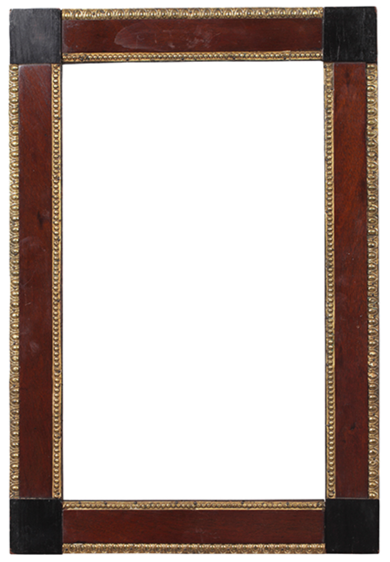 Cadre XIXe à coins carrés — 44,8 x 27,4 cm — Ref. 3063