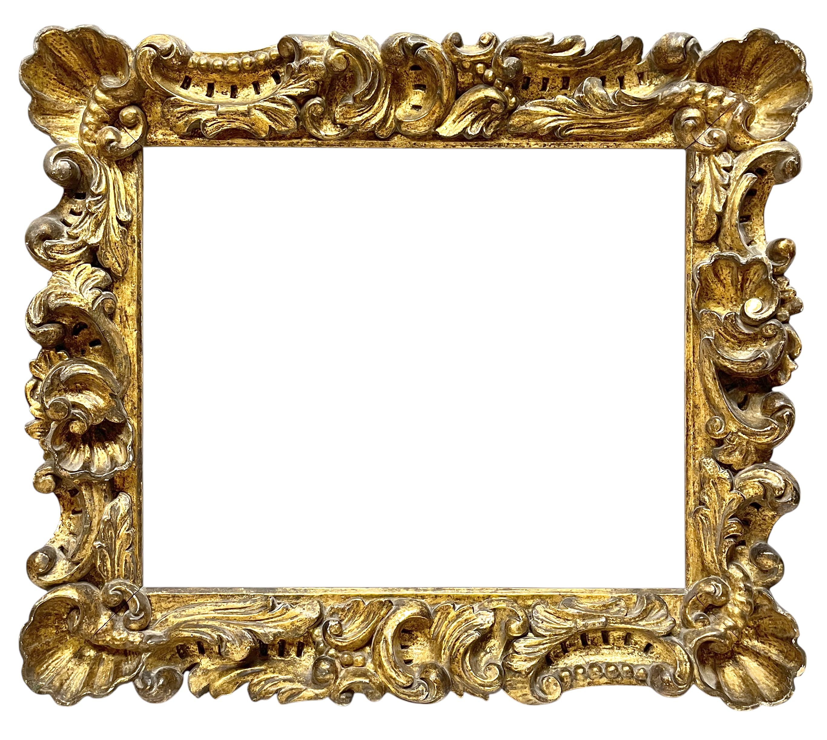 Cadre espagnol d'époque XVIIIe — 40,3 x 49,3 cm — Ref. PC0295M2