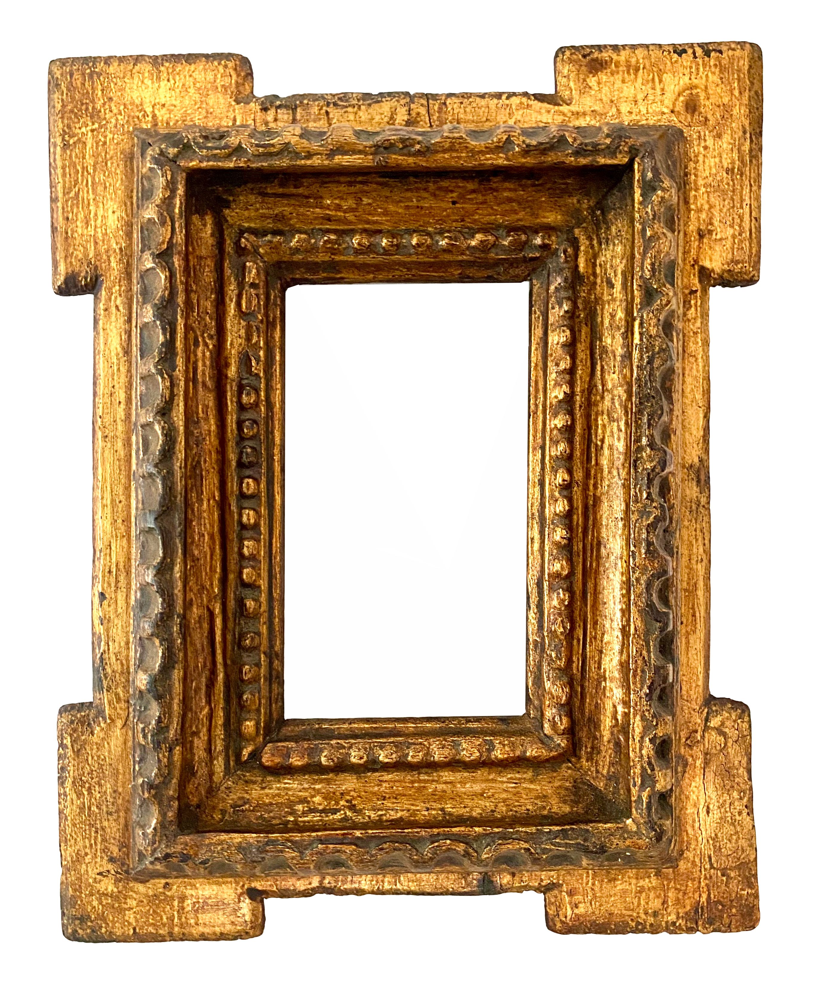 Carved Wooden Frame - 14.50 X 9.00 - Ref - 1686