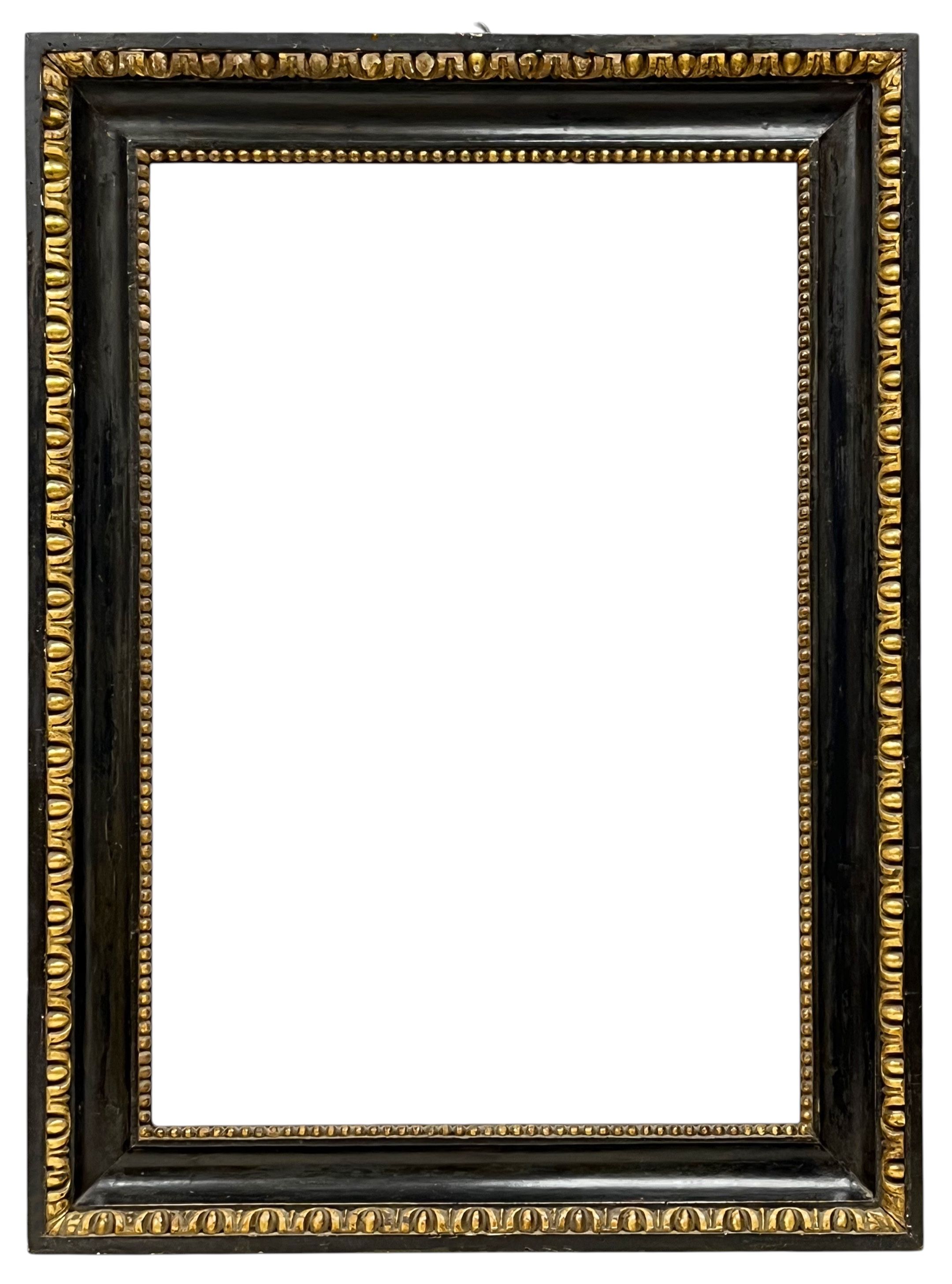 Cadre à gorge noircie XIXe — 75 x 51,7 cm — Réf. PC0632M2