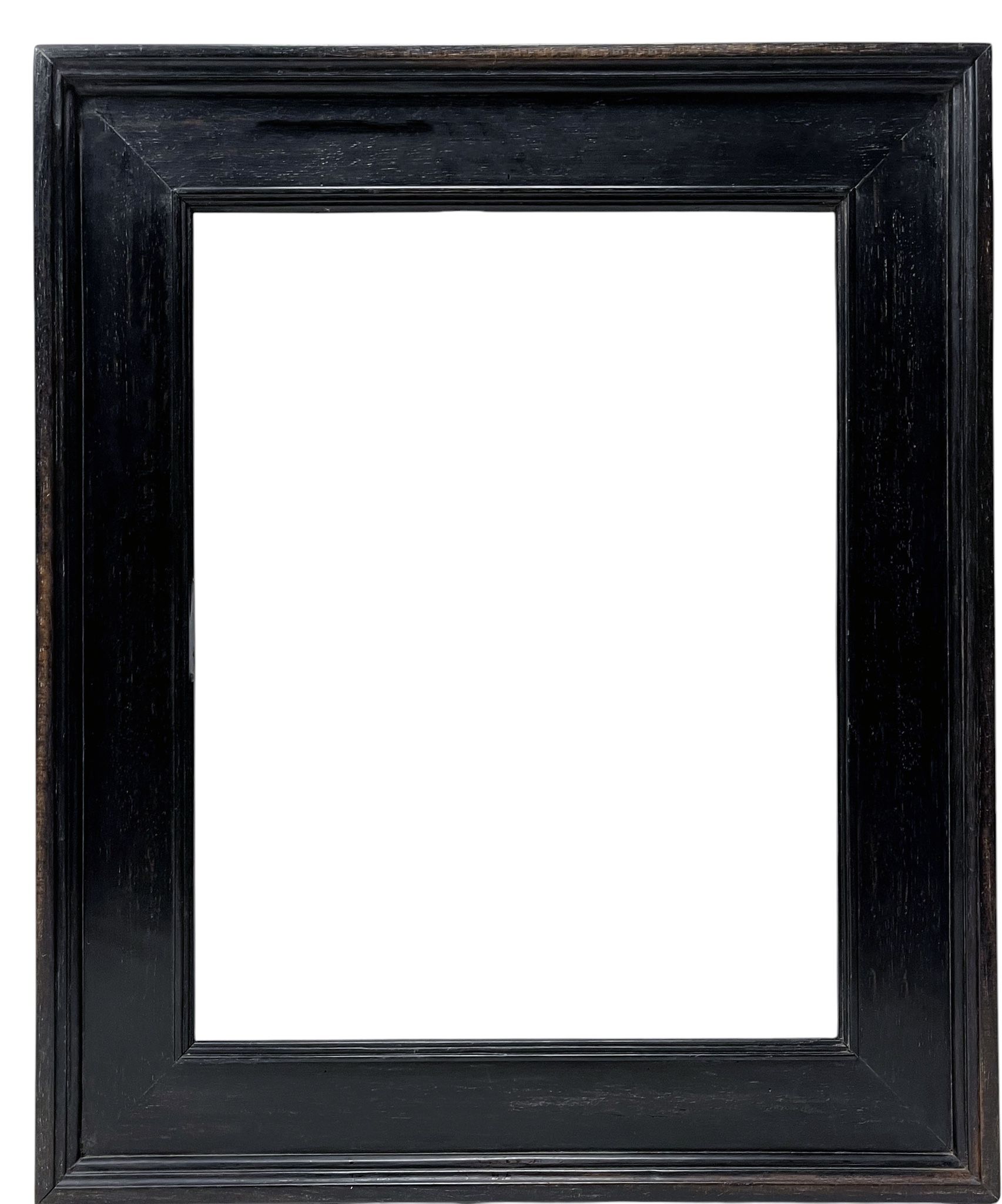 Cadre 'à cassetta' en bois noirci XIXe — 28.4 x 22.4 cm — Ref. PC1012M2