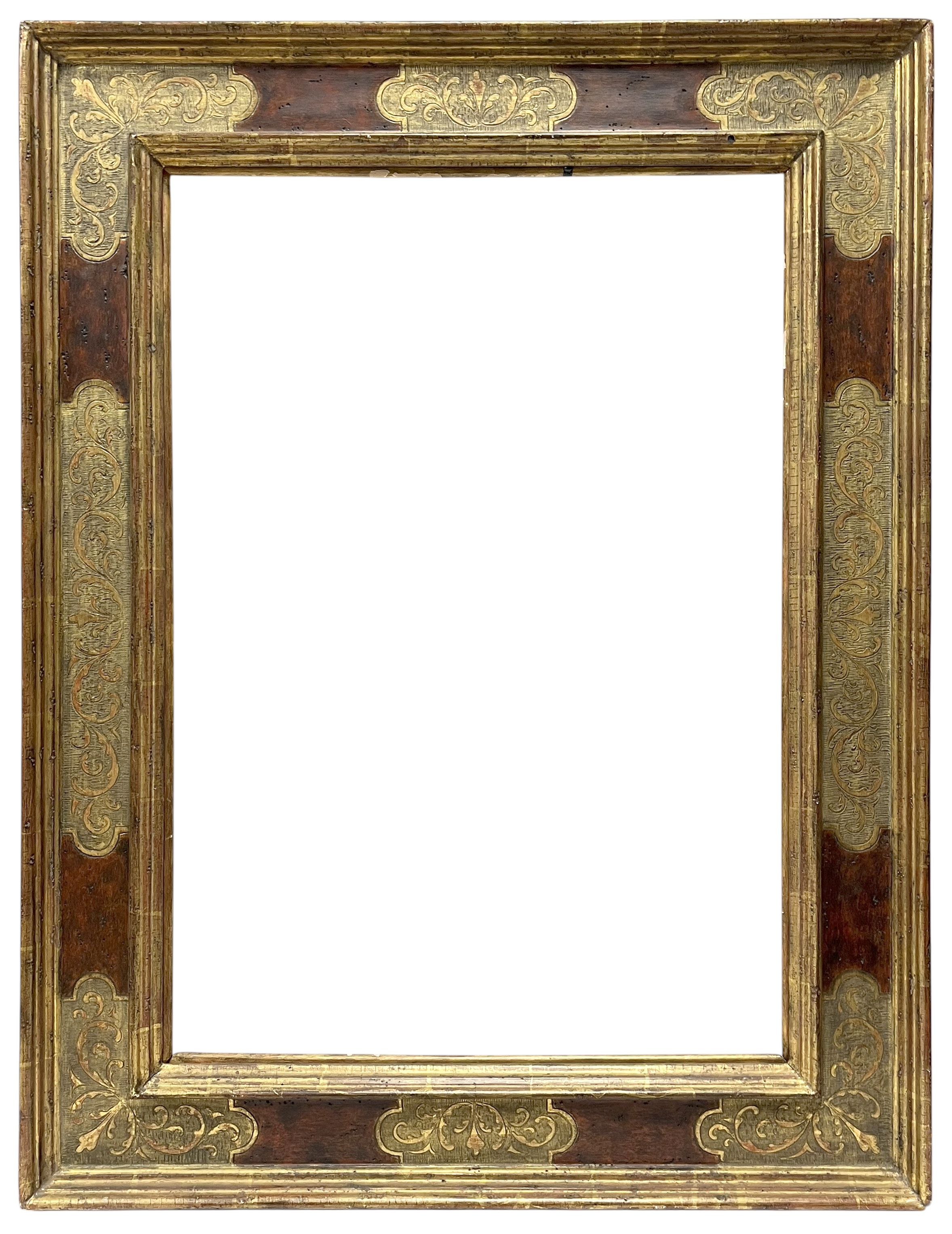 Cadre de style Renaissance 'à cassetta' — 62.8 x 44.4 cm —Réf. PC0148M1