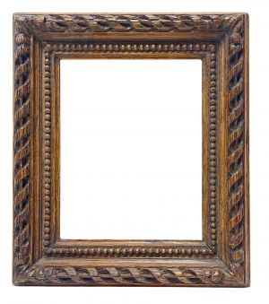 Cadre XVIIIe à jonc enrubanné — 14,7 x 11,7 cm — Réf. PC0976M2