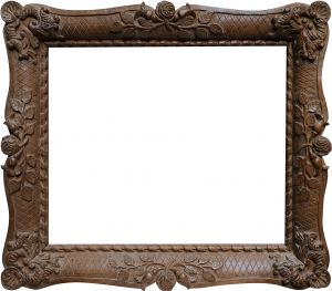 Carved Wood Frame - REF-44