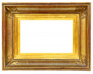 Cadre à canaux XIXe — 27.2 x 41.8 cm — Ref. PC0536M2