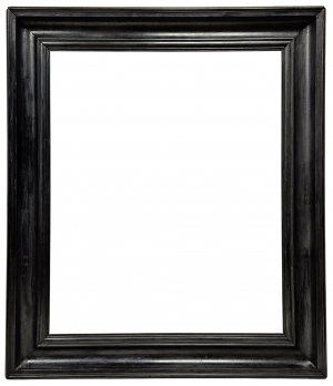 Cadre en bois mouluré noirci XIXe — 88 x 72,8 cm — Ref. 2573