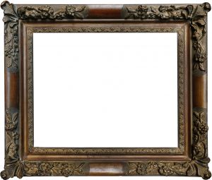 Cadre style Louis XIV - 34,2x42,2 - REF-659