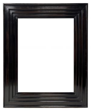 Cadre en bois mouluré noirci XXe — 61.3 x 48.3 cm — Ref. PC0372M2