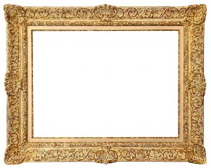 Louis XIV Style Frame - 71.50 X 52.50 - Ref - 1656