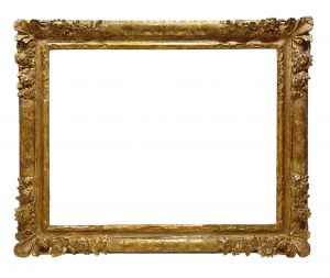 Cadre à coins fleuris d'époque Louis XIV — 60 x 74,5 cm — Réf. PC0393M2