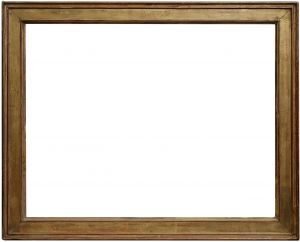 Molded golden wood frame - 44.8x55.5 - Ref-451
