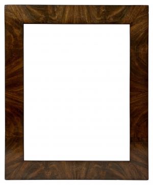 Cadre en placage de noyer XIXe. — 36,9 x 28,8 cm — PC0065M1