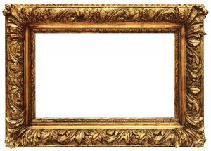 Napoleon III style frame - 67,3x42,6 - REF 734