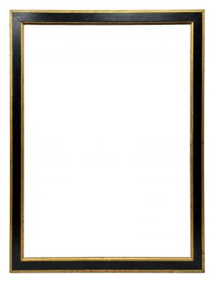 Cadre XIXe noir et or — 85,8 x 64,5 cm — Ref. PC0048M1