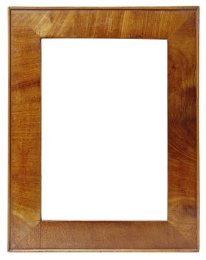 Cadre en bois plaqué XIXe — 28,9 x 20,3 cm — Réf. PC0965M2