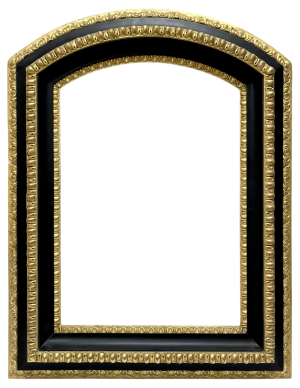 Cadre de style Renaissance à fronton cintré — 55,5 x 39 cm — Ref. 2281