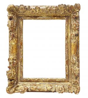 Cadre d'époque Louis XIV 'à coins fleuris' — Réf. PC0978M2